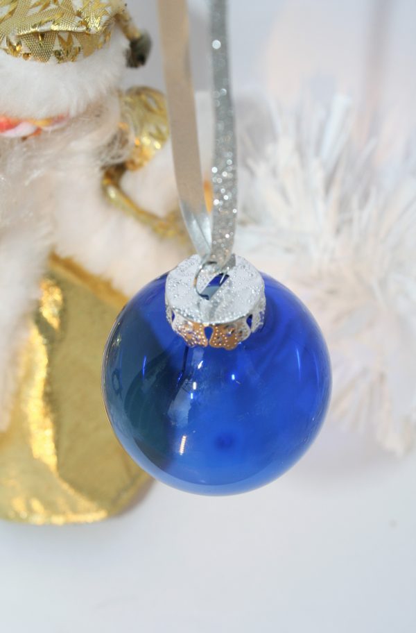 Boule de Noël bleue – Image 2