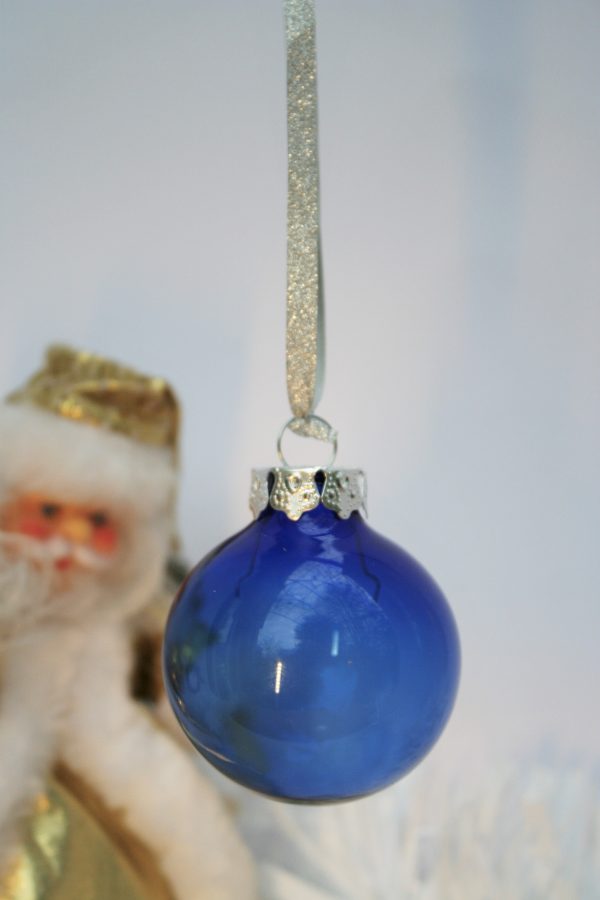 Boule de Noël bleue – Image 3