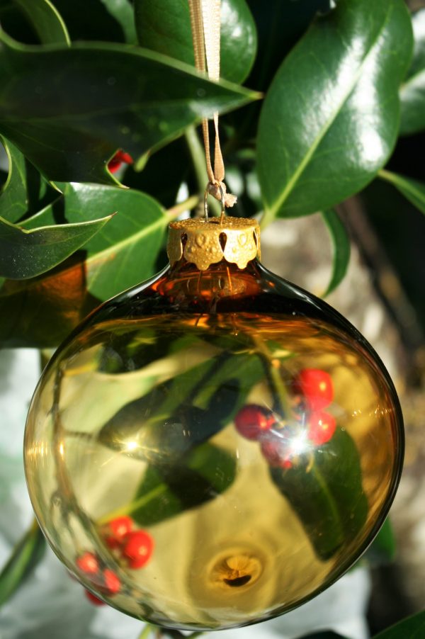 Boule de Noël ambre – Image 2